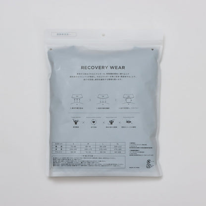 リカバリーウェア RECOVERY 半袖 Tシャツ 黒 S-LLサイズ C3-CS390 090 一般医療機器 ルームウェア