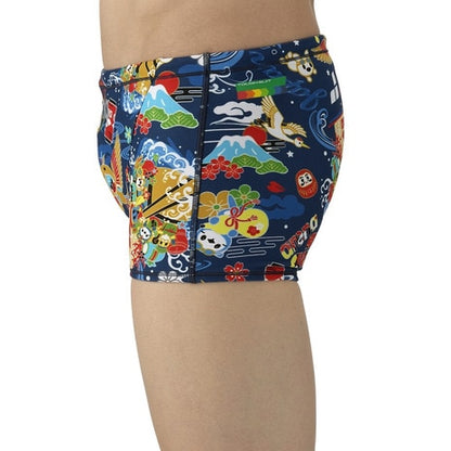 【arena（アリーナ）】メンズ 競泳水着 トレーニング水着 練習用水着 TOUGHSUIT（タフスーツ） スパッツ ショートボックス AS5FWM29M