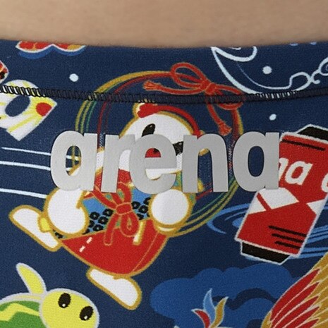 【arena（アリーナ）】メンズ 競泳水着 トレーニング水着 練習用水着 TOUGHSUIT（タフスーツ） スパッツ ショートボックス AS5FWM29M