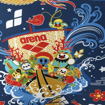 【arena（アリーナ）】メンズ 競泳水着 トレーニング水着 練習用水着 TOUGHSUIT（タフスーツ） スパッツ ショートボックス AS5FWM29M