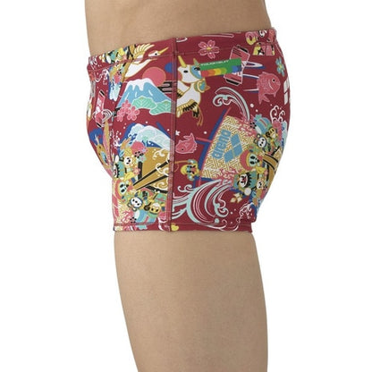 【arena（アリーナ）】メンズ 競泳水着 トレーニング水着 練習用水着 TOUGHSUIT（タフスーツ） スパッツ ショートボックス AS5FWM29M