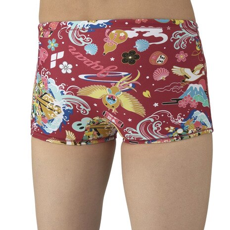 【arena（アリーナ）】メンズ 競泳水着 トレーニング水着 練習用水着 TOUGHSUIT（タフスーツ） スパッツ ショートボックス AS5FWM29M