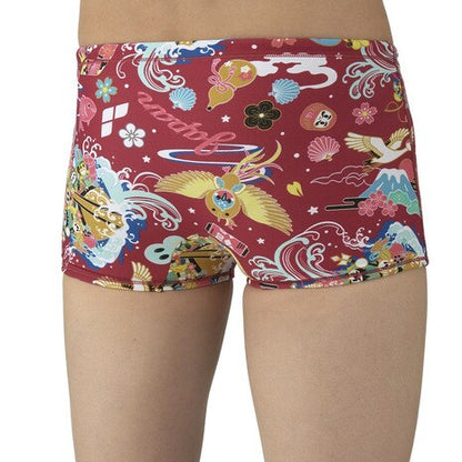 【arena（アリーナ）】メンズ 競泳水着 トレーニング水着 練習用水着 TOUGHSUIT（タフスーツ） スパッツ ショートボックス AS5FWM29M