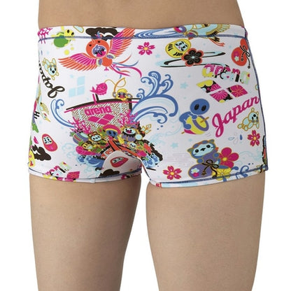 【arena（アリーナ）】メンズ 競泳水着 トレーニング水着 練習用水着 TOUGHSUIT（タフスーツ） スパッツ ショートボックス AS5FWM29M