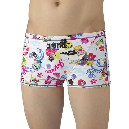 【arena（アリーナ）】メンズ 競泳水着 トレーニング水着 練習用水着 TOUGHSUIT（タフスーツ） スパッツ ショートボックス AS5FWM29M