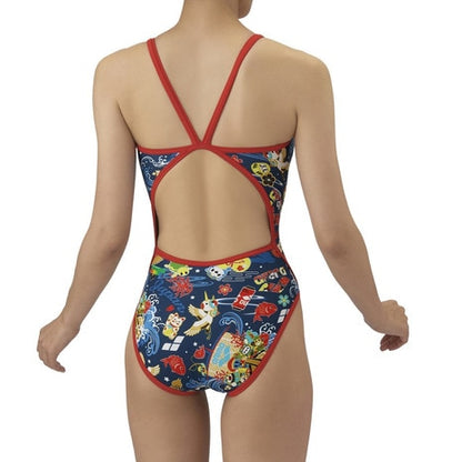 【arena （アリーナ）】レディース 競泳水着 トレーニング水着 練習用水着 TOUGHSUIT（タフスーツ）アリーナくん ワンピース AS5FWM28L