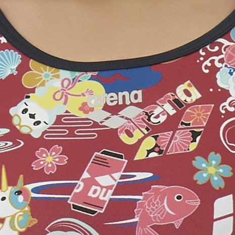 【arena （アリーナ）】レディース 競泳水着 トレーニング水着 練習用水着 TOUGHSUIT（タフスーツ）アリーナくん ワンピース AS5FWM28L