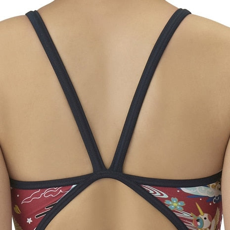 【arena （アリーナ）】レディース 競泳水着 トレーニング水着 練習用水着 TOUGHSUIT（タフスーツ）アリーナくん ワンピース AS5FWM28L