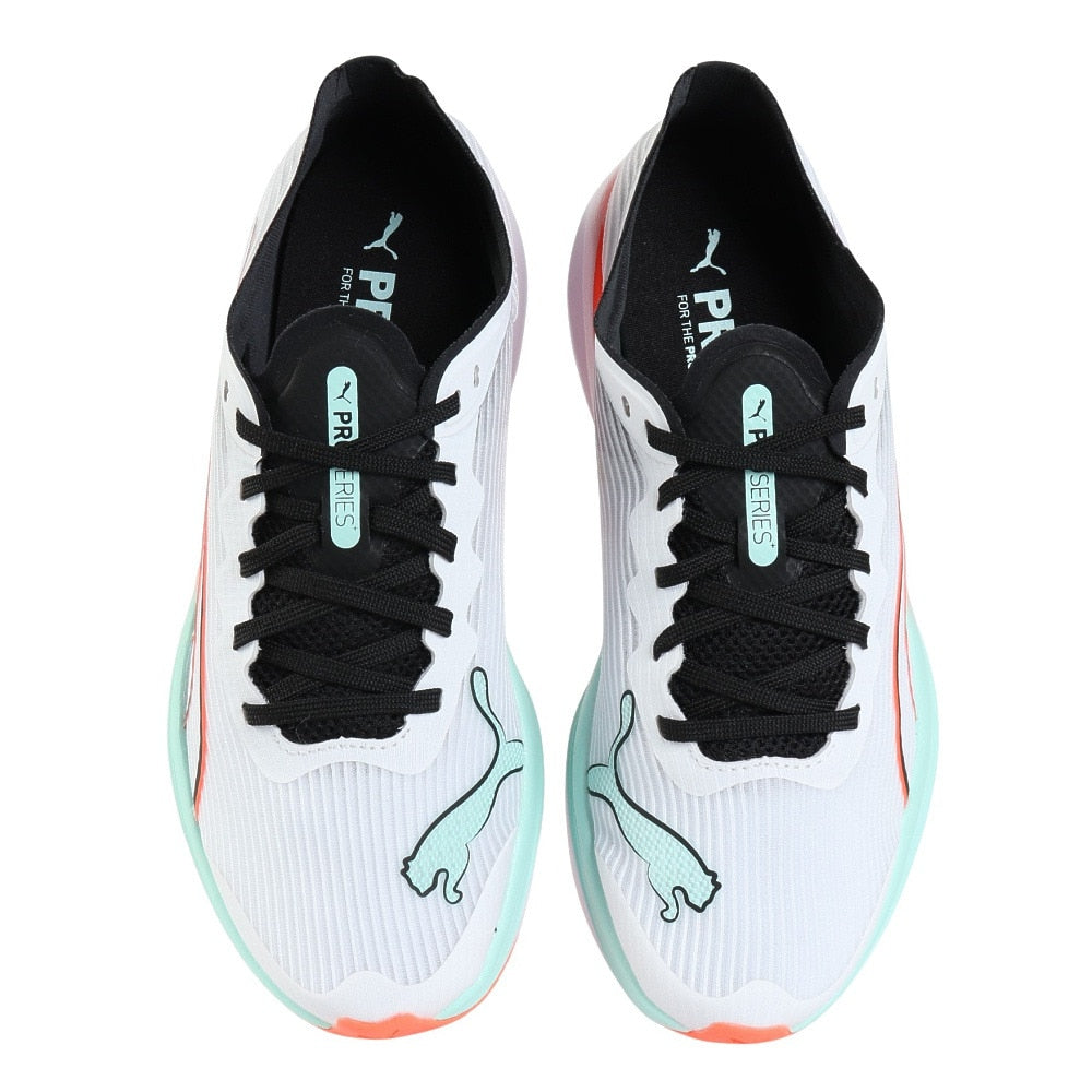 ランニングシューズ トレーニングシューズ 部活 リディーム プロ レーサー ホワイト オレンジ 37944219 スニーカー