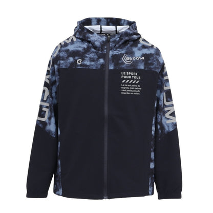 絶耐撥水 W FACE ウインドブレーカー ジャケット WB5F0001-TR854-GRSD NVY