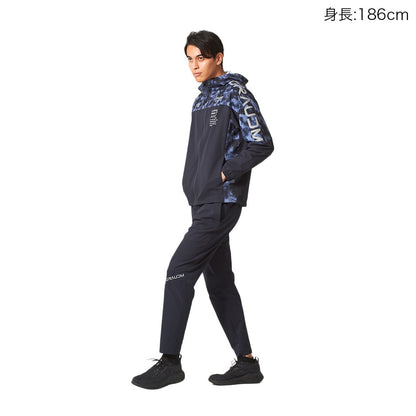 絶耐撥水 W FACE ウインドブレーカー ジャケット WB5F0001-TR854-GRSD NVY