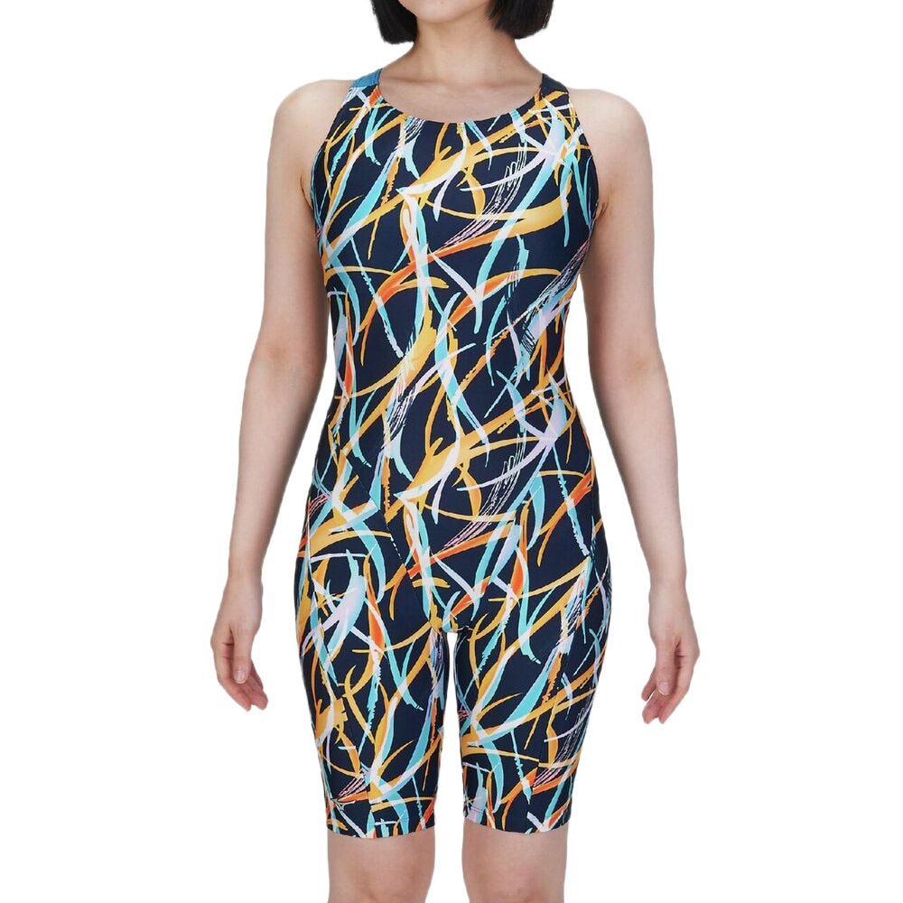 【MIZUNO（ミズノ）】レディース フィットネス水着  Stroke ONE（ストロークワン）TERAKAWA AYA COLLECTION 寺川綾さん監修 アクアフィットネス用 オールインワン N2JGC809