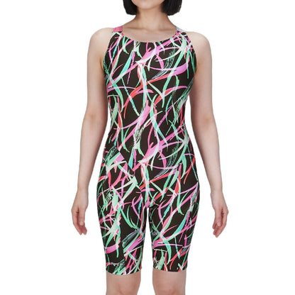 【MIZUNO（ミズノ）】レディース フィットネス水着  Stroke ONE（ストロークワン）TERAKAWA AYA COLLECTION 寺川綾さん監修 アクアフィットネス用 オールインワン N2JGC809