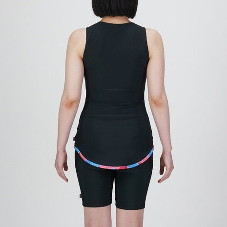 【MIZUNO(ミズノ)】レディース フィットネス水着  体型カバー セパレート 上下セット N2JGC841