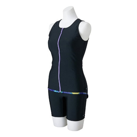 【MIZUNO(ミズノ)】レディース フィットネス水着  体型カバー セパレート 上下セット N2JGC841