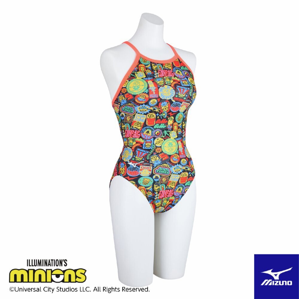 【MIZUNO（ミズノ）】レディース 競泳水着 練習用水着 トレーニング水着 EXER SUITS（エクサースーツ） ミニオン ミニオンズ ミディアムカット N2MAC29527