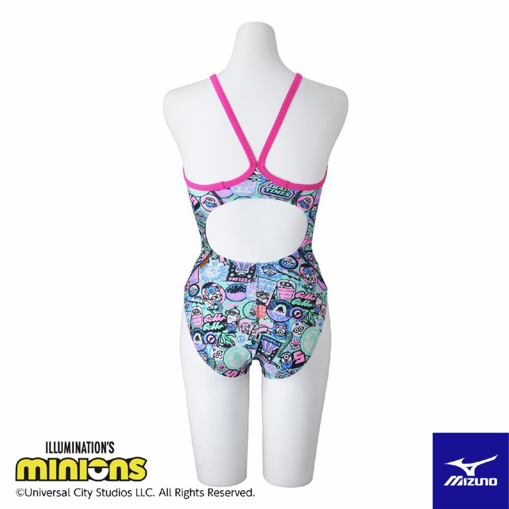 【MIZUNO（ミズノ）】レディース 競泳水着 練習用水着 トレーニング水着 EXER SUITS（エクサースーツ） ミニオン ミニオンズ ミディアムカット N2MAC29527