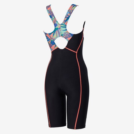 【Speedo（スピード）】レディース フィットネス水着 アシンメトリーLoosen(ルースン) ニースキン オールインワン SFW12565