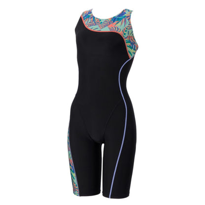 【Speedo（スピード）】レディース フィットネス水着 アシンメトリーLoosen(ルースン) ニースキン オールインワン SFW12565