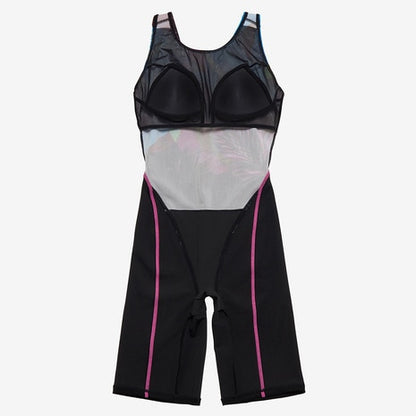 【Speedo（スピード）】フィットネス水着 レディース ナヘレルースンニースキン SFW12567 M-LL Loosen ルースン