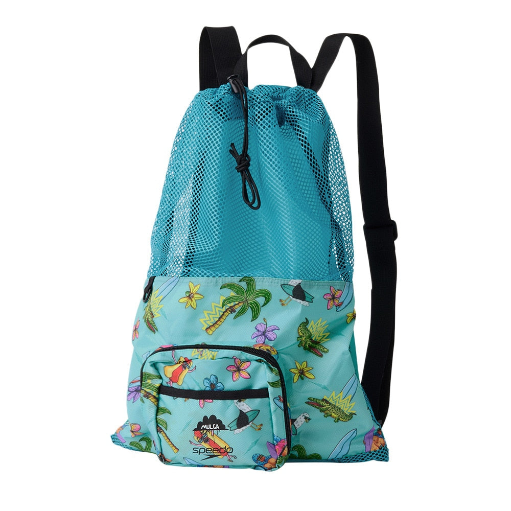 【Speedo（スピード）】スイムバッグ メッシュバッグ MULGA THE ARTIST （モルガ）SE22553MU