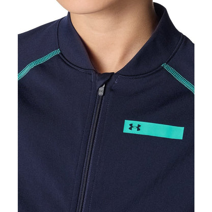 水着 ジュニア 男子 水泳 スイムウェア 長袖 フルジップ ジャケット 黒 120-160サイズ 6012505 001 長袖水着