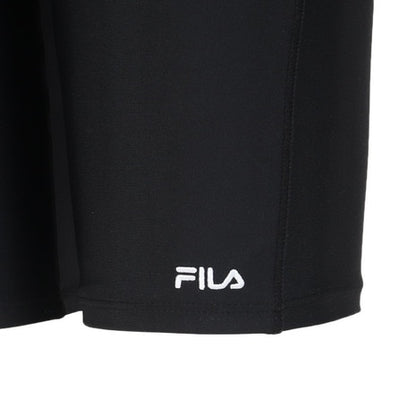 フィットネス水着 レディース FILA セパレート 上下セット リーフ柄プリントジップセパ M-LL 体型カバー フィラ