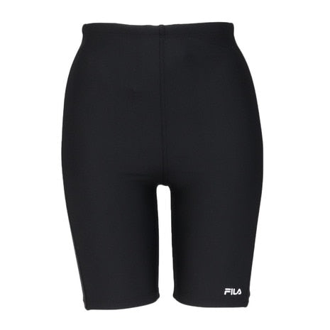 フィットネス水着 レディース FILA セパレート 上下セット リーフ柄プリントジップセパ M-LL 体型カバー フィラ