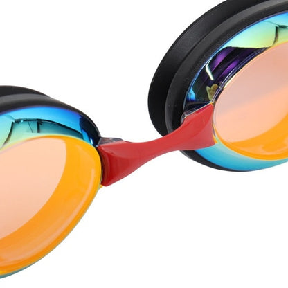 競泳用スイムゴーグル ジュニア用 小学生向け本格レーシングゴーグル ミラーレンズ VIEW ビュー V260JSAM くもり止め加工 UVカット クッション付き FINAマークあり FINA承認 WA承認