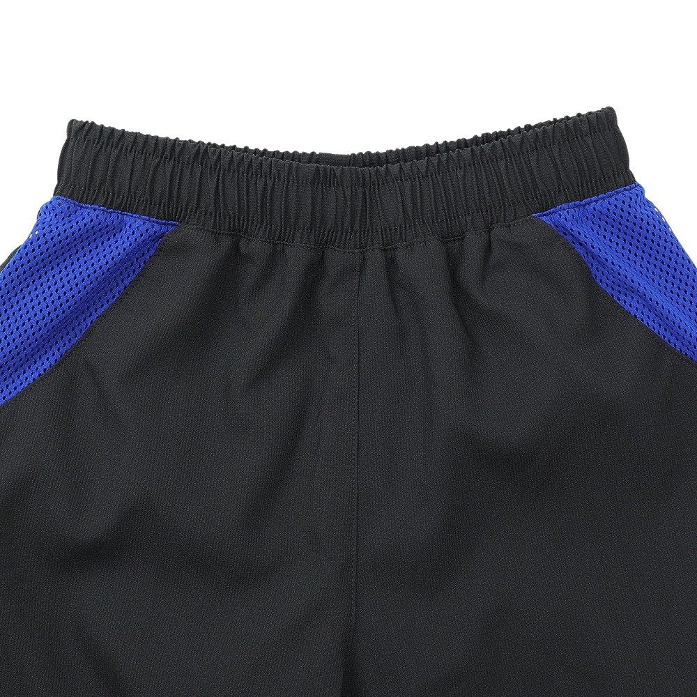 スクール水着 ジュニア 男子 水泳 ボーイズボレーショーツ 黒×青 110