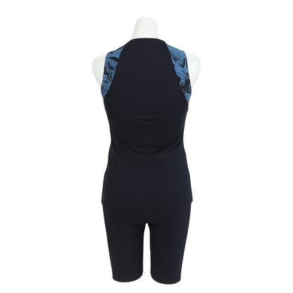 【NIKE（ナイキ）】レディース フィットネス水着 ノースリーブ ジップ付き スナップボタン付き セパレート 2993152