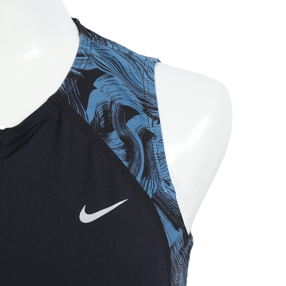 【NIKE（ナイキ）】レディース フィットネス水着 ノースリーブ ジップ付き スナップボタン付き セパレート 2993152