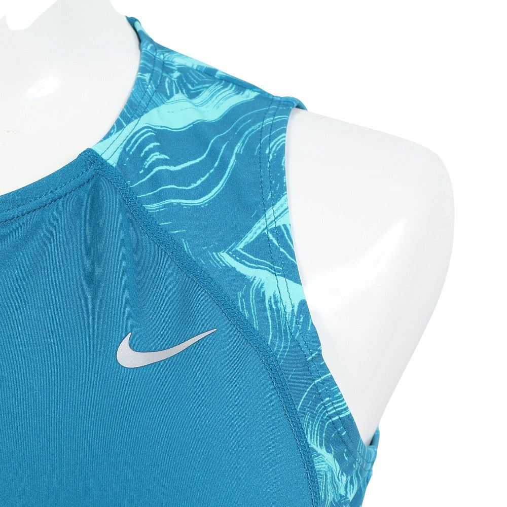 【NIKE（ナイキ）】レディース フィットネス水着 ノースリーブ ジップ付き スナップボタン付き セパレート 2993152