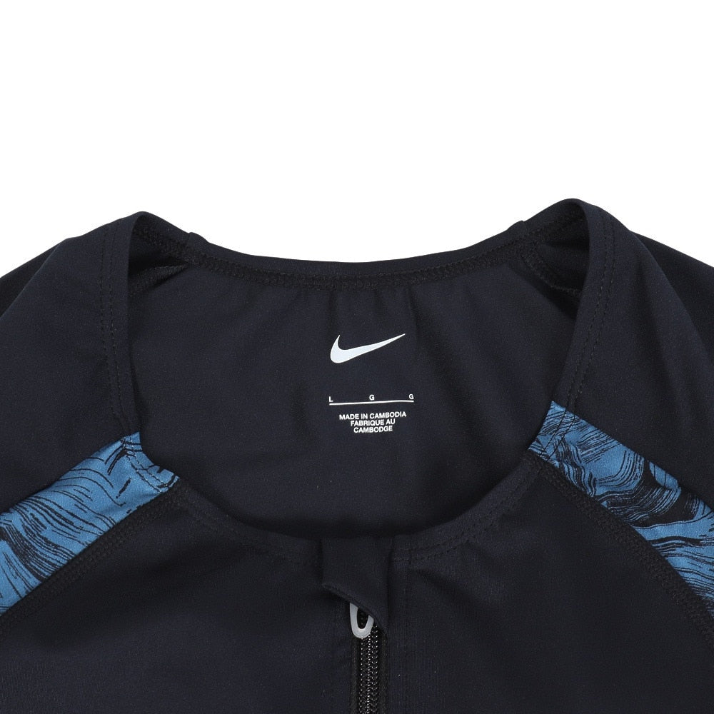 【NIKE（ナイキ）】レディース フィットネス水着 半袖フレアフィットショーツ ジップ付き セパレート 2993153