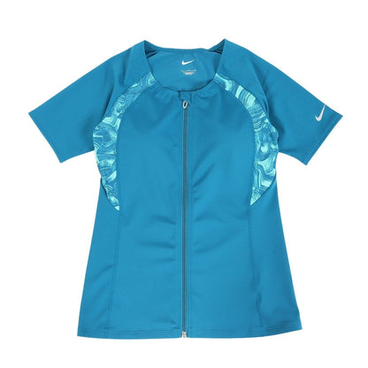 【NIKE（ナイキ）】レディース フィットネス水着 半袖フレアフィットショーツ ジップ付き セパレート 2993153