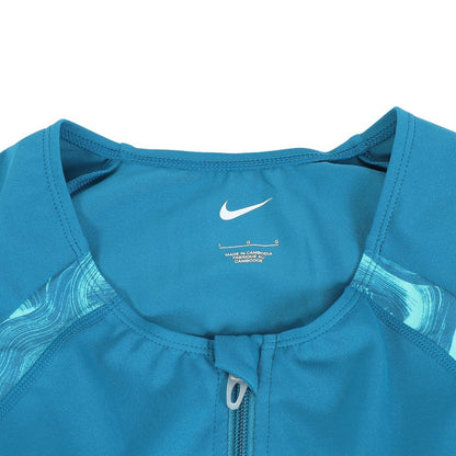 【NIKE（ナイキ）】レディース フィットネス水着 半袖フレアフィットショーツ ジップ付き セパレート 2993153