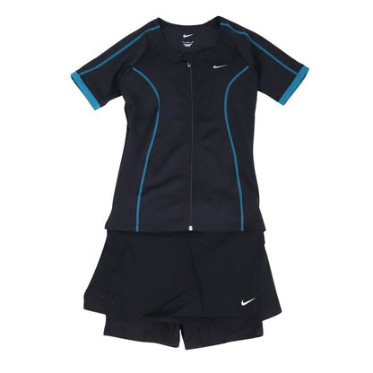 【NIKE(ナイキ)】レディース フィットネス水着 セパレート 半袖 ジップ付き 2993154