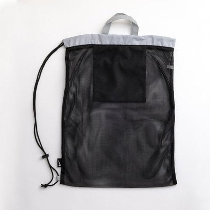 水泳バッグ メッシュワンショルダープールバッグ 黒 16L 1994043-0009 スイミングバッグ メッシュ ナップザック