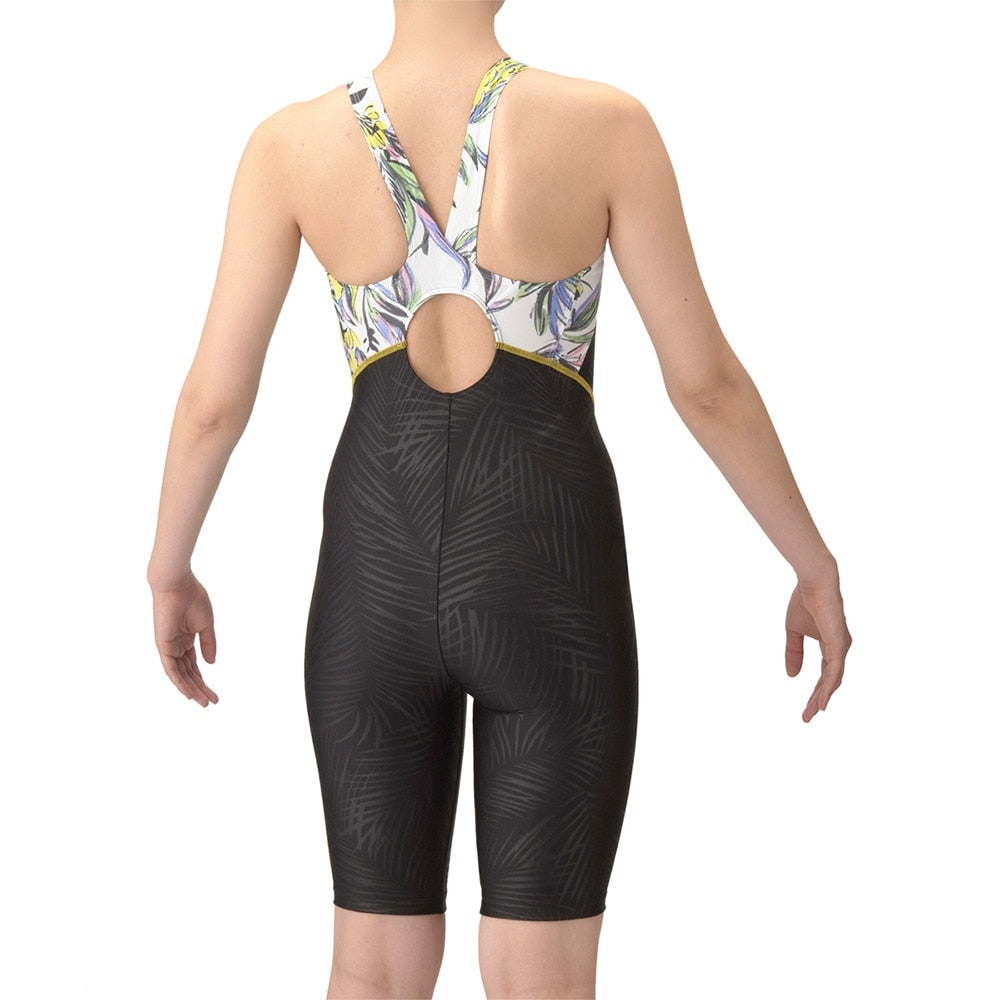 【arena（アリーナ）】レディース フィットネス水着 AQUA EXA(アクアエクサ) ワンピーススパッツ AS5SWF13L