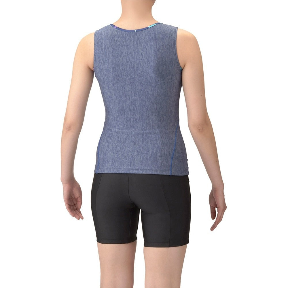 【arena（アリーナ）】レディース フィットネス水着 すらっとセパ セパレート ノースリーブ 袖なし AS5SWF46L