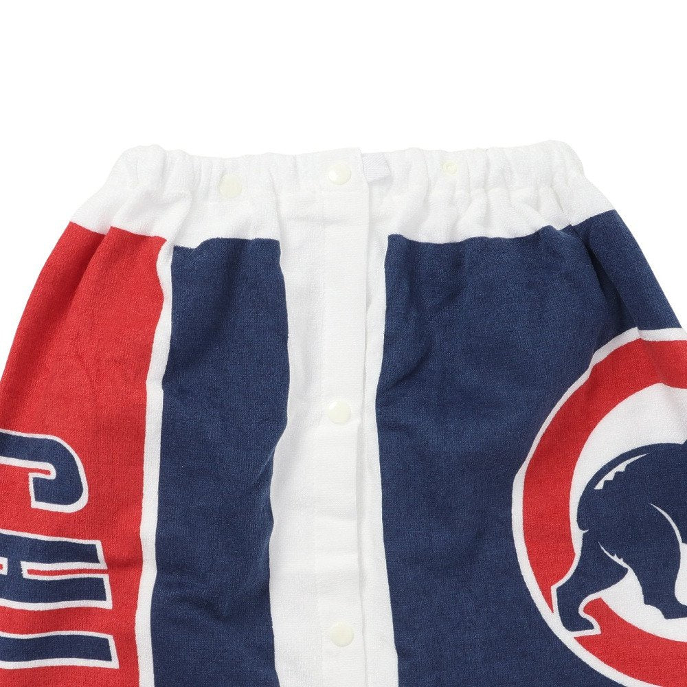 スイムタオル 水泳 タオル MLB シカゴ カブス 巻タオル 青 80cm丈 126446 BL ラップタオル 巻きタオル