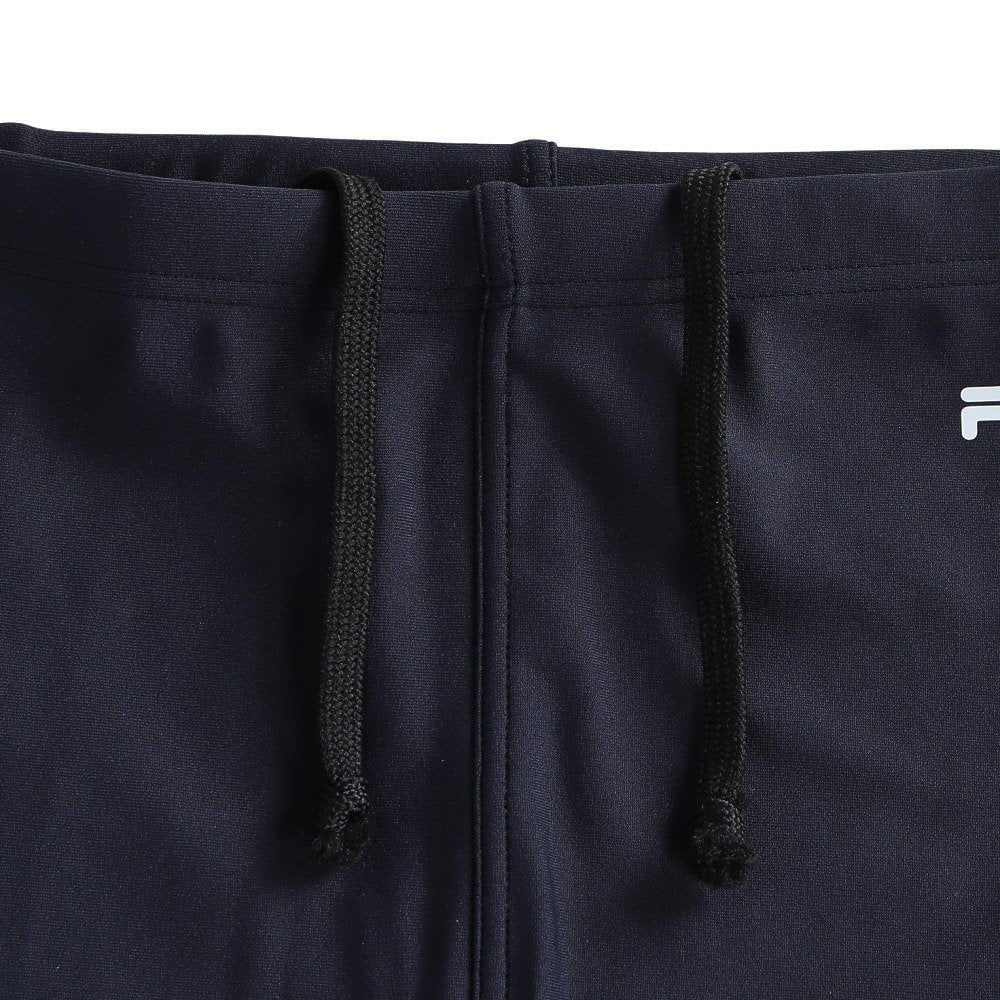 フィットネス水着 レディース 水泳 プリント ジップセパレート水着 黒×紫 M-LLサイズ 316605-BPL 半袖 上下セット ジップ