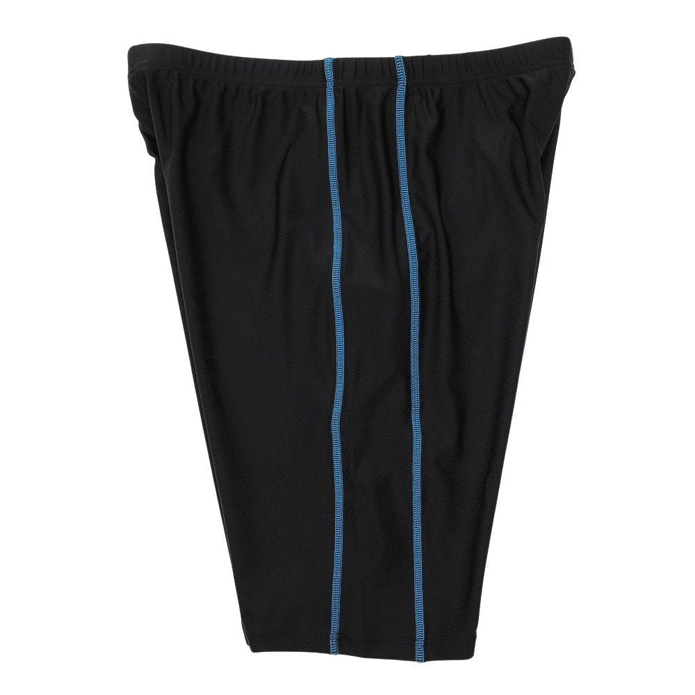 水泳 セパレート スイムスーツ 黒×青 M-4Lサイズ B426250-BBL メンズセパレート 上下セット 半袖 大きいサイズ