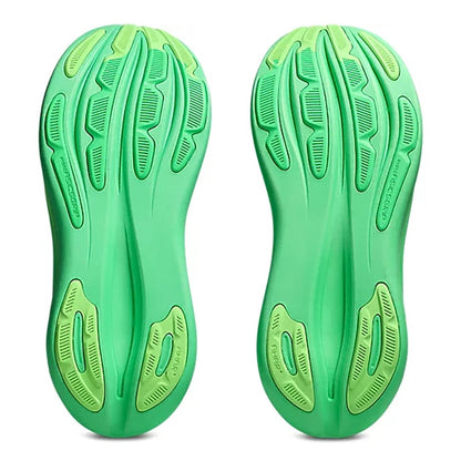 ランニングシューズ ジョギングシューズ ゲルニンバス 28 グリーン 1011C127.300