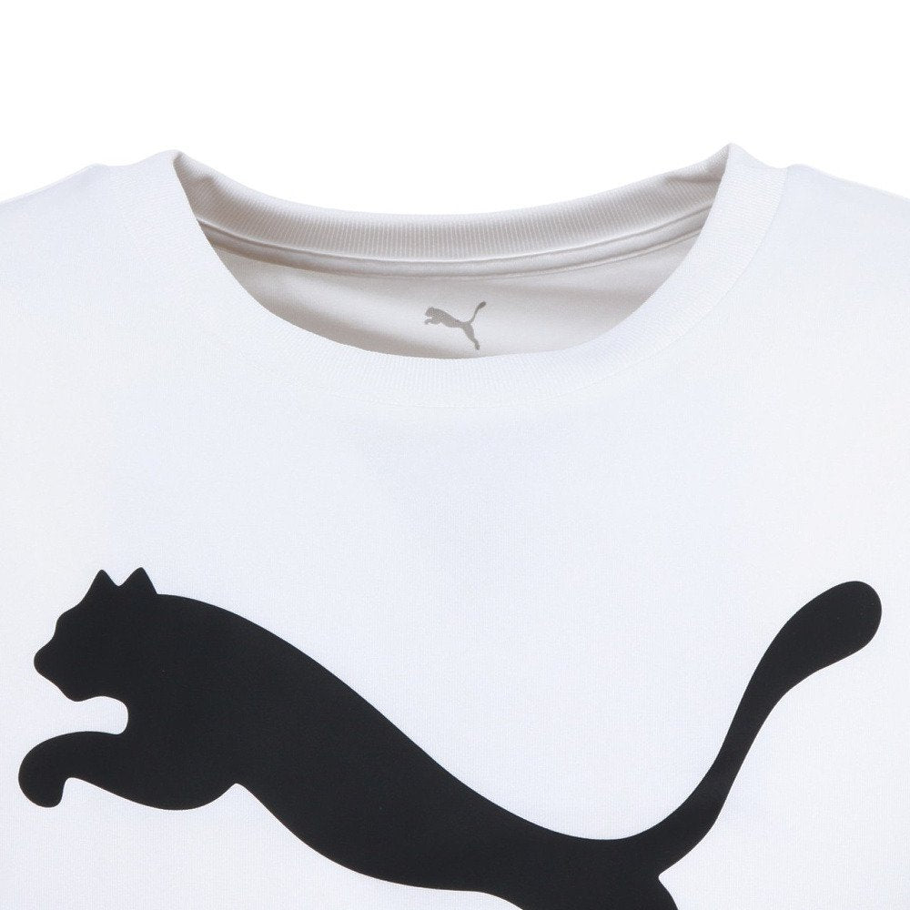 ESS プーマロゴ ポリ Tシャツ 687563 02 WHT