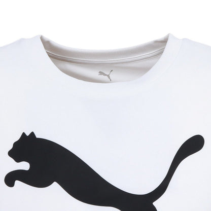 ESS プーマロゴ ポリ Tシャツ 687563 02 WHT