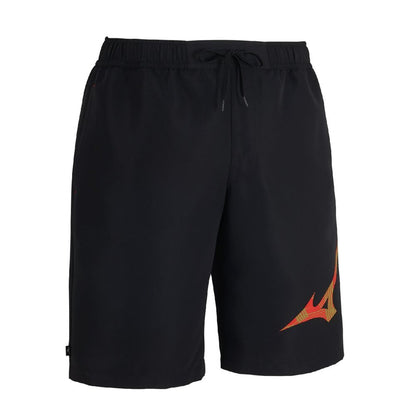 ミズノ フィットネス水着 メンズ 水泳 アクアフィットネス用ウォーターショーツ インナー付 黒×青 M-3Lサイズ N2JBD10792