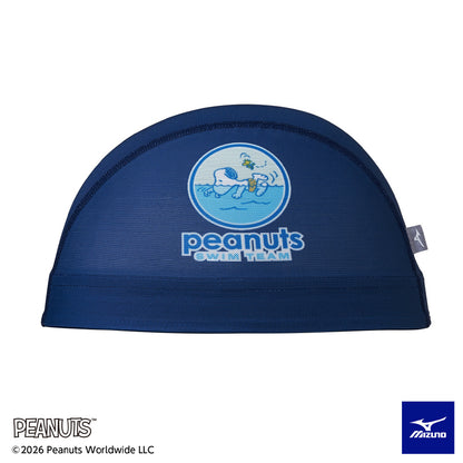 MIZUNO メッシュキャップ PEANUTS 水泳帽 スイミングキャップ スヌーピーメッシュ ピーナッツ N2JWD331