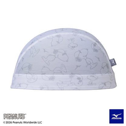 MIZUNO メッシュキャップ PEANUTS スヌーピー 水泳帽 スイムキャップ メッシュ ピーナッツ ミズノ N2JWD332