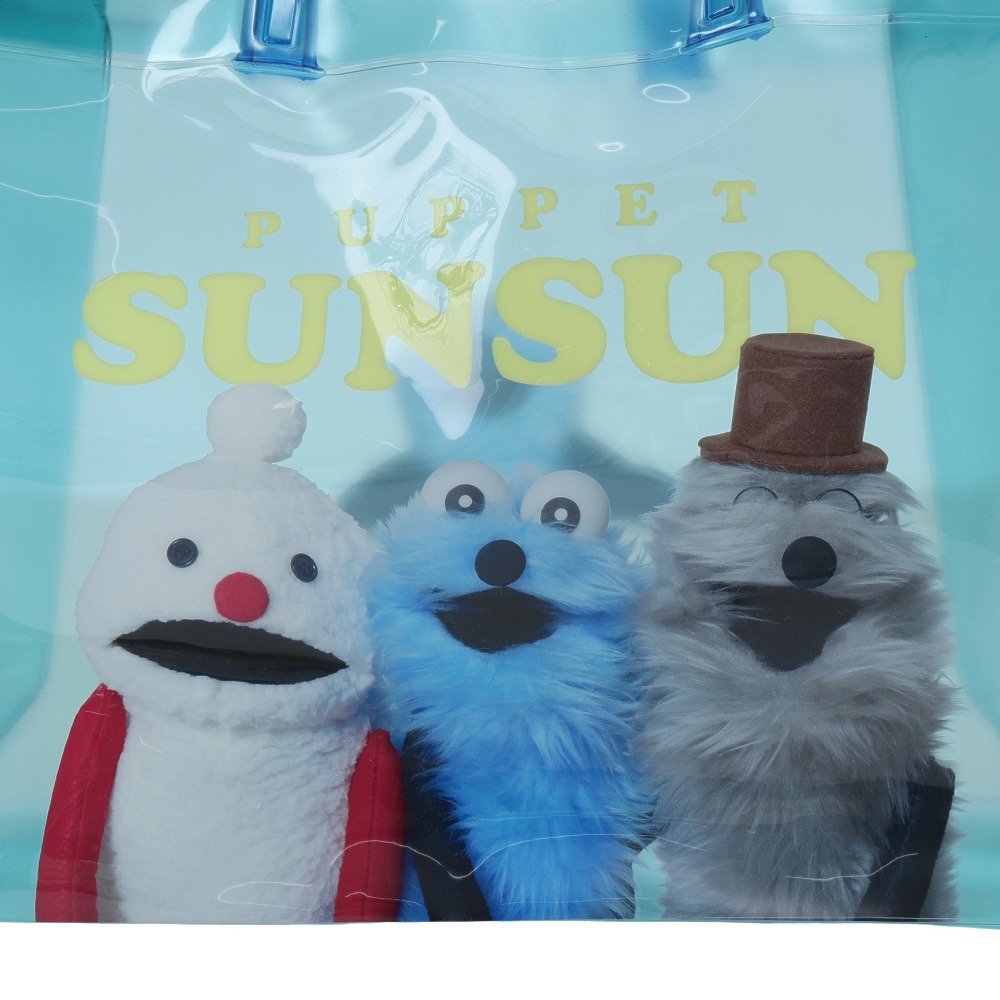 水泳バッグ パペットスンスン PUPPET SUNSUN PVCトート 青 9L 226871-26MNT クリアバッグ ビニールバッグ